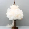 Sale Butterfly And Pearl String Enhanced Ruffle Shaded Peach Dress Dresses & Sets | Dresses