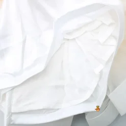 Sale Butterfly And Pearl String Enhanced Ruffle Shaded Peach Dress Dresses & Sets | Dresses