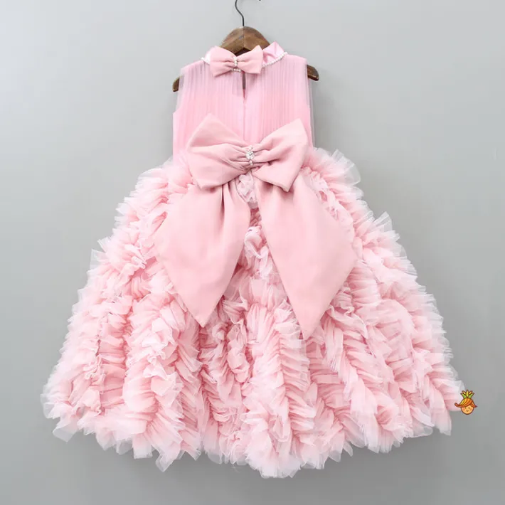 Clearance Butterfly Embellished Ruffle Gown Dresses & Sets | Gowns