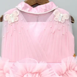 Clearance Butterfly Embellished Ruffle Gown Dresses & Sets | Gowns