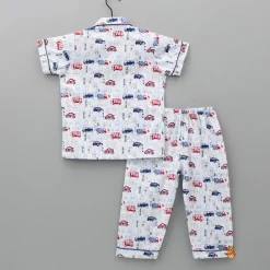 Hot Car Printed Multicolour Sleepwear BOY Sleep Wear | Sleepwear