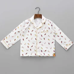 Outlet Carrot Printed Pocket Detail Sleepwear BOY Sleep Wear | Sleepwear