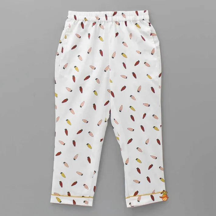 Outlet Carrot Printed Pocket Detail Sleepwear BOY Sleep Wear | Sleepwear