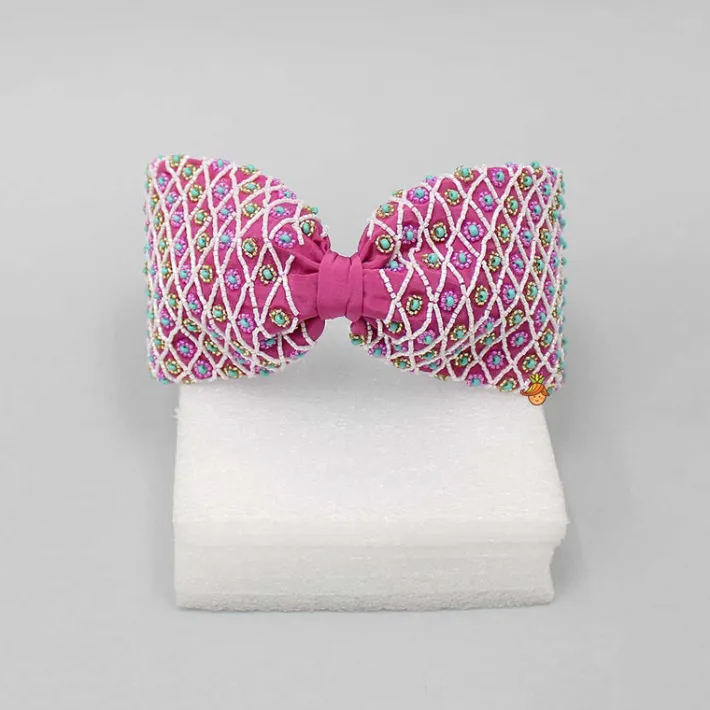 Online Checks Embroidered Hair Band Hair Accessories | Hair Bands