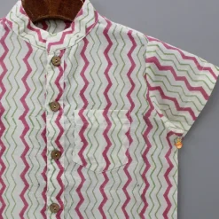 Hot Chevron Printed Multicolour Shirt BOY Shirts & Tees