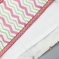 Sale Chevron Printed Strappy Top And Lehenga With Matching Dupatta Ethnic Wear | Lehengas & Ghagras