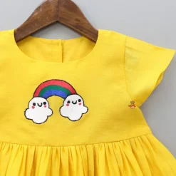 Discount Cloud And Rainbow Embroider Dress Dresses & Sets | Dresses