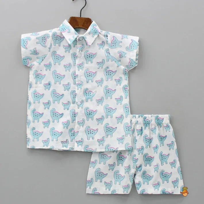 Online Collar Neck Hand Block Printed Front Open Sleepwear BOY Sleep Wear | Sleepwear