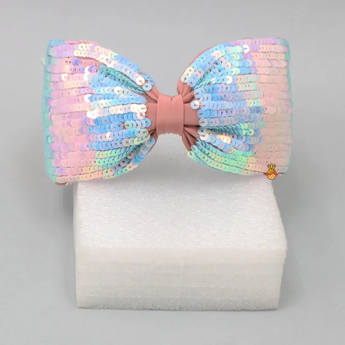 Discount Colour Block Sequined Knot Hair Band Hair Accessories | Hair Bands