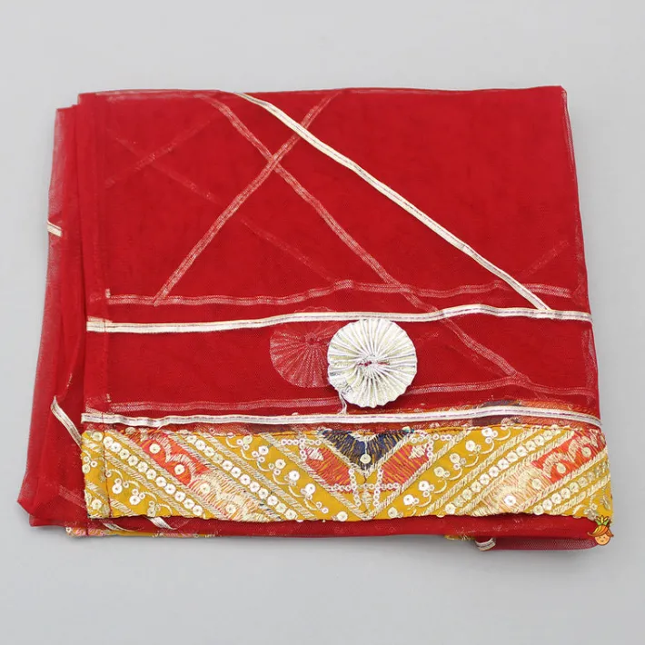 Discount Colour Blocked Embroidered Kurti And Pant With Dupatta Ethnic Wear | Churidars & Salwars