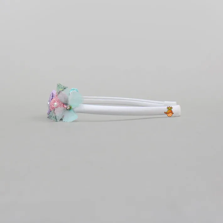 Best Colourful Artificial Flower And Butterfly Embellished Hairband Hair Accessories | Hair Bands