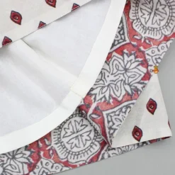 New Cream Printed Lace And Pleats Detailed Top And Lehenga Ethnic Wear | Lehengas & Ghagras