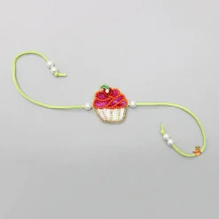 Online Cupcake Embroidered Rakhi BOY Rakhis | Rakhis