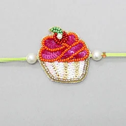 Online Cupcake Embroidered Rakhi BOY Rakhis | Rakhis