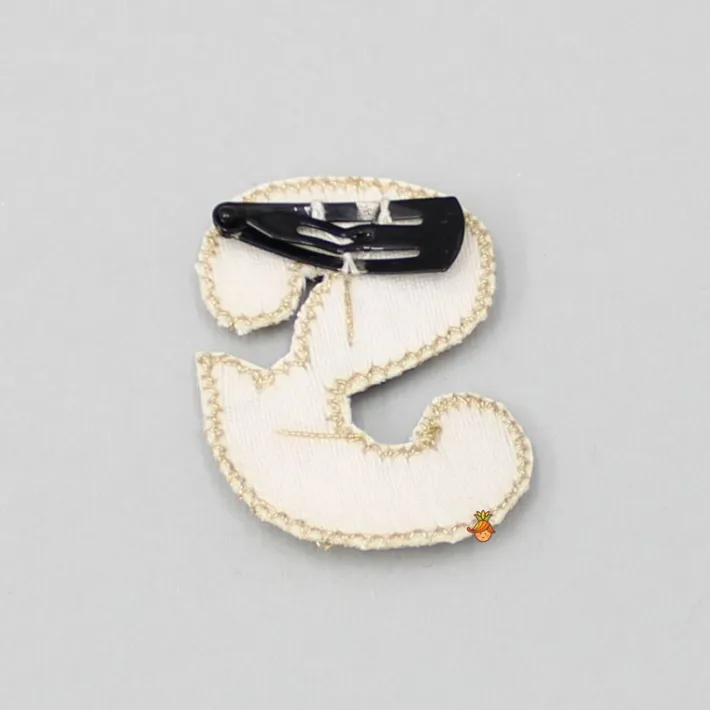 Hot Cut Dana And Beads Embellished S Alphabet Hair Clip Hair Accessories | Hair Clips