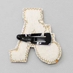 Sale Cut Dana And Pearls Embellished A Alphabet Hair Clip Hair Accessories | Hair Clips
