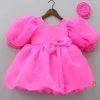 Hot Cut Dana Embellished Gorgeous Pink Dress With Matching Swirled Hair Clip Dresses & Sets | Dresses