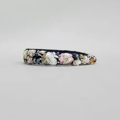 Fashion Cutdana And Floral Thread Embroidered Multicolour Hairband Hair Accessories | Hair Bands
