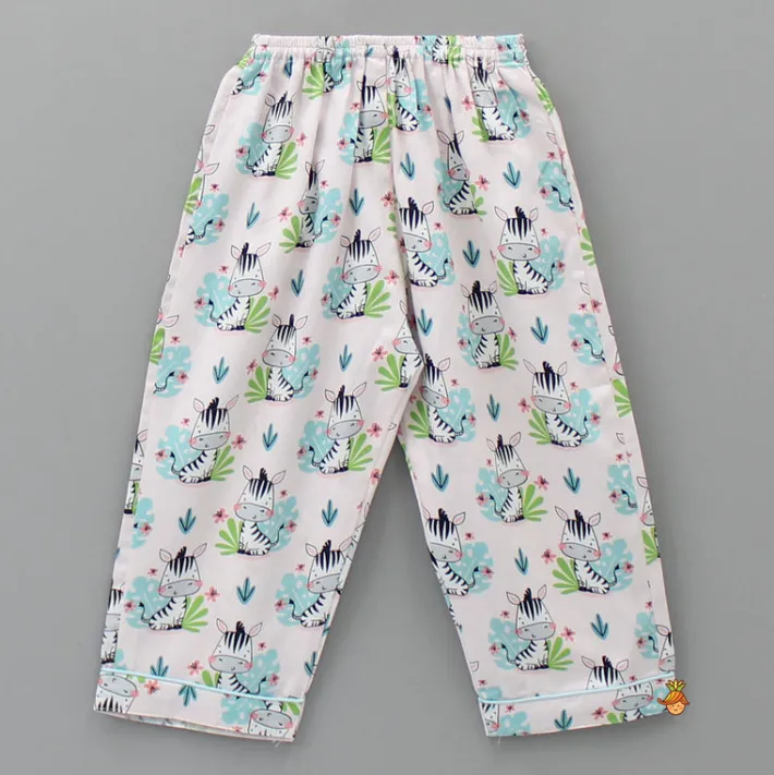 Clearance Cute Baby Zebra Printed Sleepwear Set BOY Sleep Wear | Sleepwear