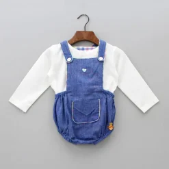 Fashion Cute Dungaree Style Bodysuit Set BOY Baby Essentials | Baby Essentials