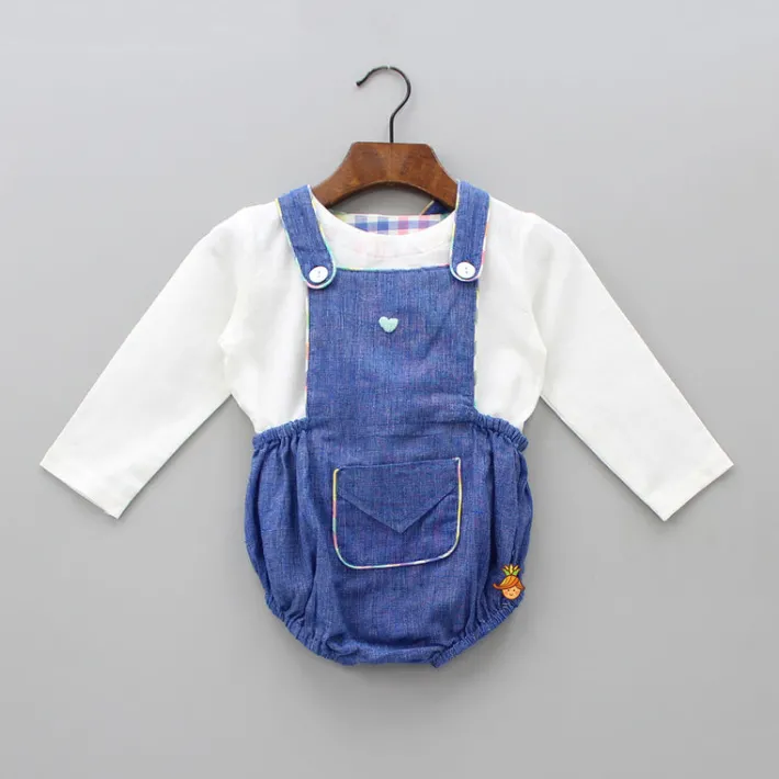 Fashion Cute Dungaree Style Bodysuit Set BOY Baby Essentials | Baby Essentials