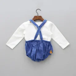 Fashion Cute Dungaree Style Bodysuit Set BOY Baby Essentials | Baby Essentials