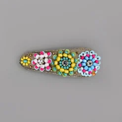 New Cute Floral Beaded Hair Clips Hair Accessories | Hair Clips