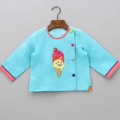 New Cute Ice Cream Patch Work Top And Dhoti BOY Baby Essentials | Baby Essentials