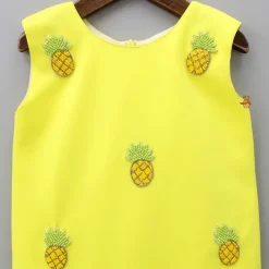 Sale Cute Pineapple Embroidered Dress Dresses & Sets | Dresses