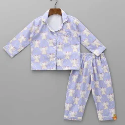 Outlet Cute Printed Lilac Sleepwear Sleepwear
