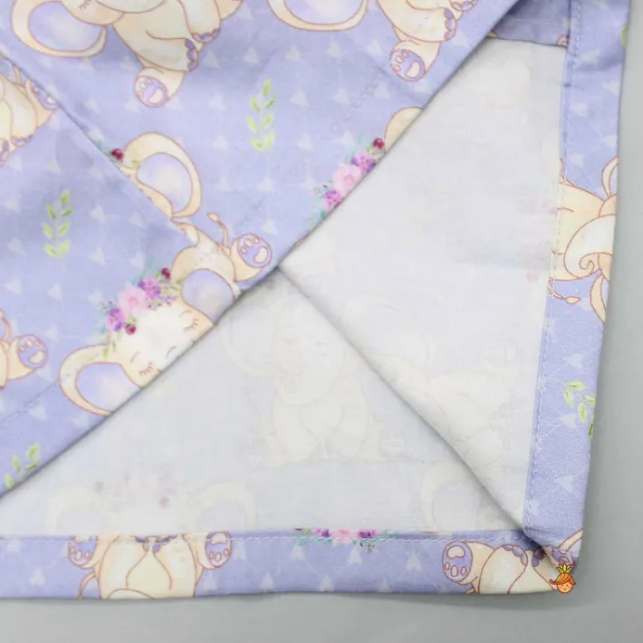 Outlet Cute Printed Lilac Sleepwear Sleepwear
