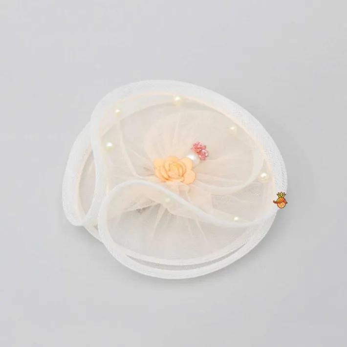 Fashion Cute Twisted Peach Floral Hair Clip Hair Accessories | Hair Clips