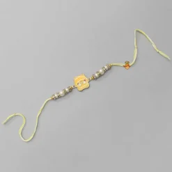 Online Cute Yellow Metal Rakhi BOY Rakhis | Rakhis