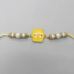 Online Cute Yellow Metal Rakhi BOY Rakhis | Rakhis