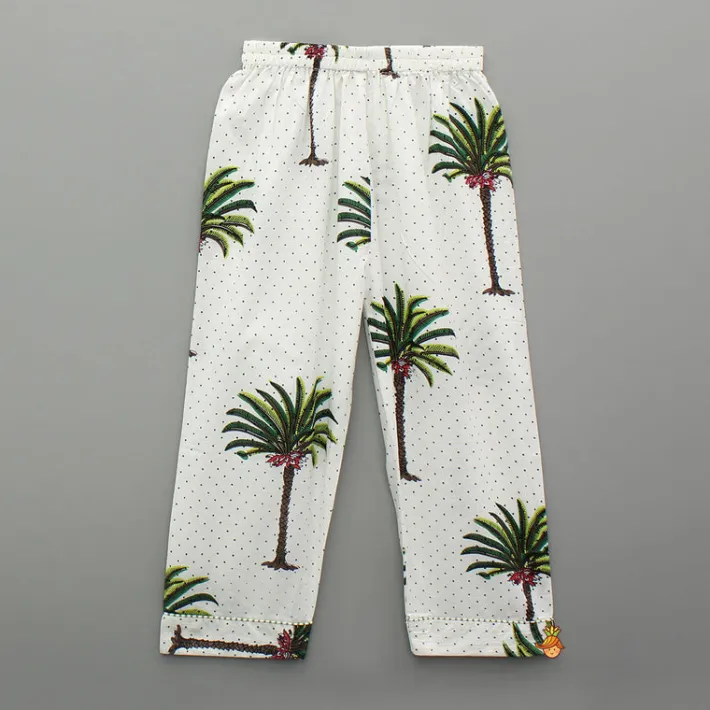 Sale Dot Printed Notch Collar Sleepwear BOY Sleep Wear | Sleepwear