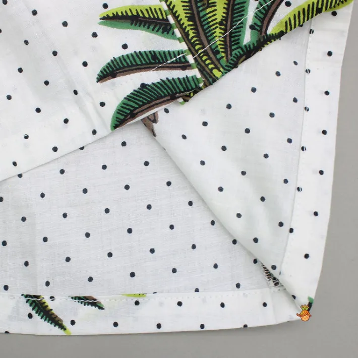 Sale Dot Printed Notch Collar Sleepwear BOY Sleep Wear | Sleepwear