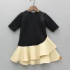 New Dual Tone Dress With Embroidery Detailing Dresses & Sets | Dresses