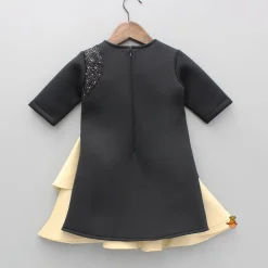 New Dual Tone Dress With Embroidery Detailing Dresses & Sets | Dresses