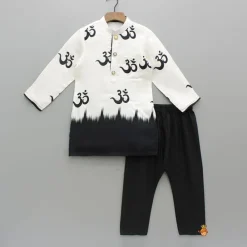 Best Dual Tone Printed Embellished Kurta And Pyjama BOY Indian Ethnic Wear | Ethnic Sets