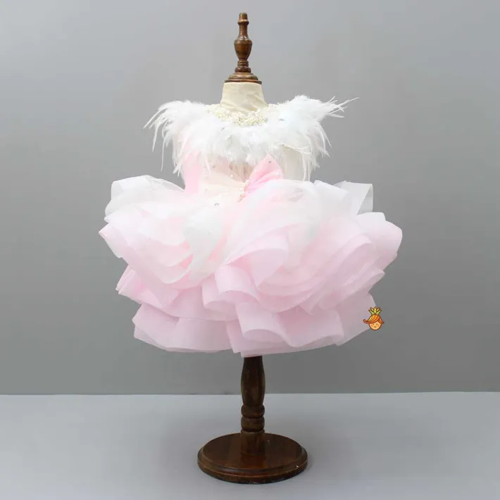 Hot Dual-Colour Princess Net Flared Dress Dresses & Sets | Dresses