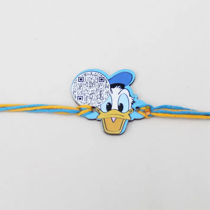 New Duck Cartoon Character QR Code Rakhi BOY Rakhis | Rakhis