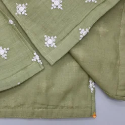 Discount Elegant Green Embroidered Kurta And Dhoti BOY Indian Ethnic Wear | Ethnic Sets