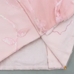 Discount Elegant Peach Drape Top And Sequins Embroidered Lehenga Ethnic Wear | Lehengas & Ghagras