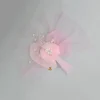 Online Elegant Pink Floral Hair Clip Hair Accessories | Hair Clips