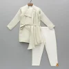 Best Elegant Pleated Drape Kurta With Flap And Pant BOY Indian Ethnic Wear | Ethnic Sets