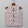 Clearance Elephant Printed Multicoloured Jacket BOY Indian Ethnic Wear | Ethnic Jackets
