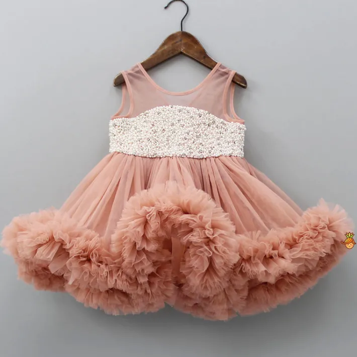 Fashion Embellished And Ruffles Detailed Dress Dresses & Sets | Dresses