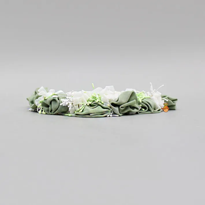 Discount Embellished Braided White Head Band Hair Accessories | Head Bands