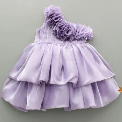 Best Embellished One Shoulder Lavender Dress Dresses & Sets | Dresses