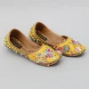 Outlet Embroidered Adorable Yellow Jutti Shoes